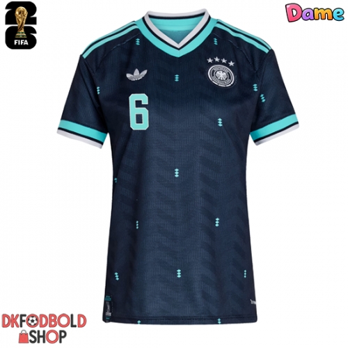 Tyskland Joshua Kimmich #6 Udebanetrøje Dame VM 2026 Kort ærmer